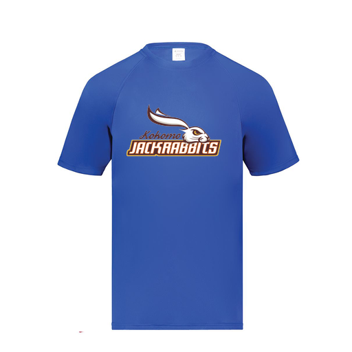 [2790.060.S-LOGO1] Men's Smooth Sport T-Shirt (Adult S, Royal, Logo 1)