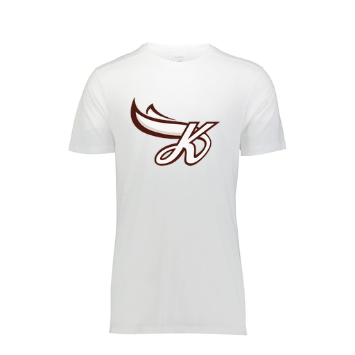 [FTSCUBWH-AS-LOGO2] Decker Men's Tri-Blend T-Shirt - Short Sleeve (Adult S, White, Logo 2)