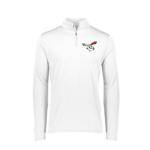 [2787.005.XS-LOGO3] Ladies Dri Fit 1/4 Zip Shirt (Female Adult XS, White, Logo 3)
