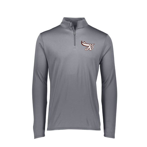 [FTLQFLGY-FAXS-LOGO2] Decker Women's Flex-Lite 1/4 Zip Shirt (Female Adult XS, Gray, Logo 2)