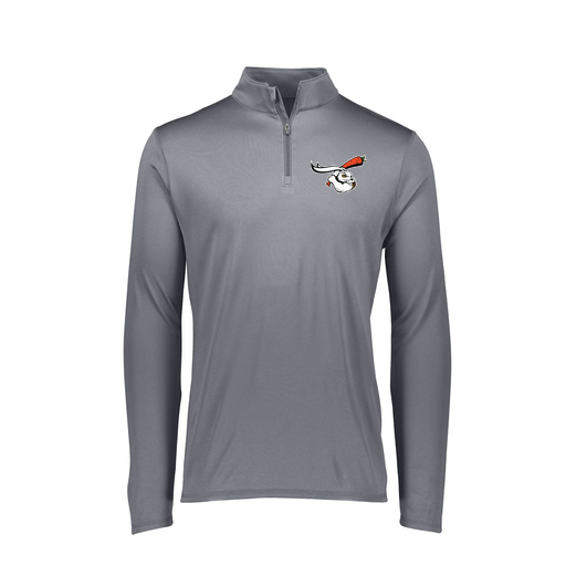 [FTLQFLGY-FAXS-LOGO3] Decker Women's Flex-Lite 1/4 Zip Shirt (Female Adult XS, Gray, Logo 3)