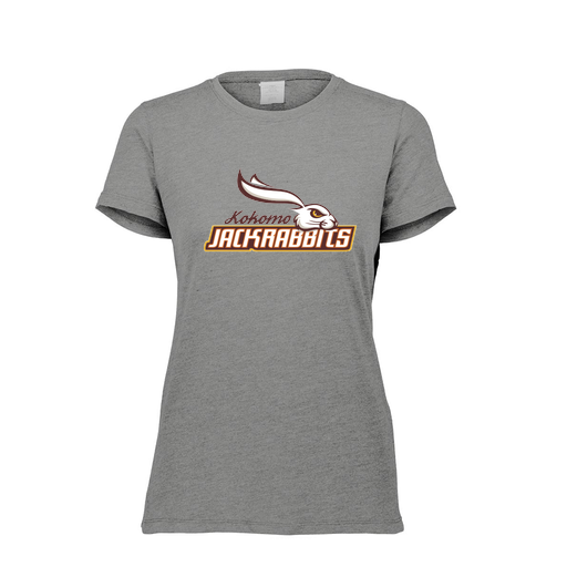 [FTSCUBGY-FAXS-LOGO1] Decker Women's Tri-Blend T-Shirt - Short Sleeve (Female Adult XS, Gray, Logo 1)