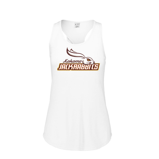 [3078.005.S-LOGO1] Ladies Tri Blend Tank Top (Female Adult S, White, Logo 1)