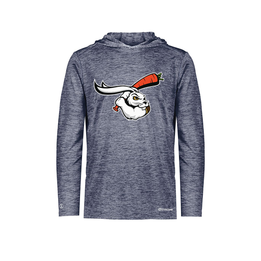 [FOLHCGNV-AS-LOGO3] Decker Men's Charge Hoodie (Adult S, Navy, Logo 3)