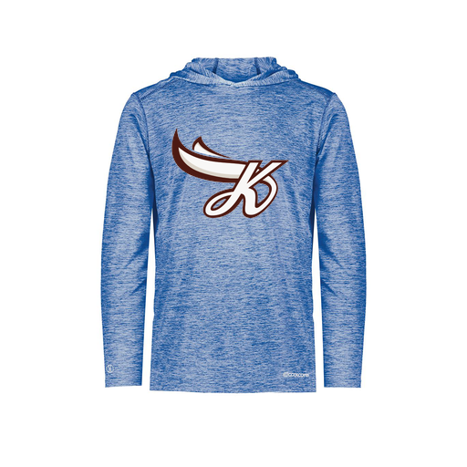 [FOLHCGRY-AS-LOGO2] Decker Men's Charge Hoodie (Adult S, Royal, Logo 2)