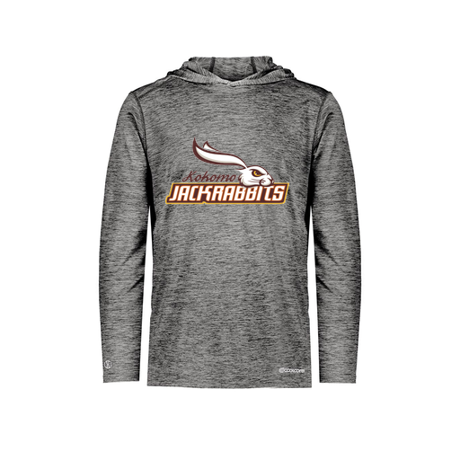 [FOLHCGBK-YS-LOGO1] Decker Youth Charge Hoodie (Youth S, Black, Logo 1)