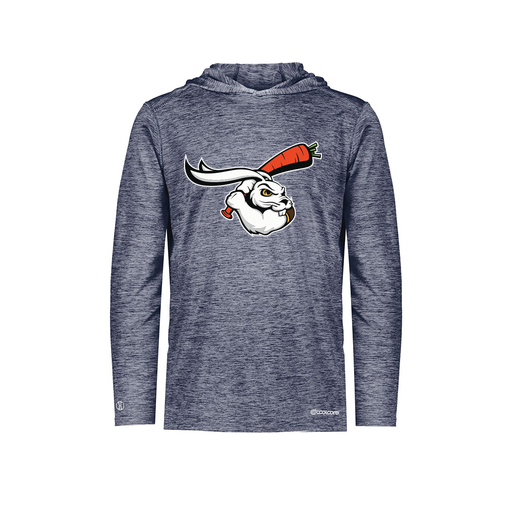 [CUS-DFW-CHGHOOD-PER-LSL-NVY-YS-LOGO3] Youth Charge Hoodie (Youth S, Navy, Logo 3)
