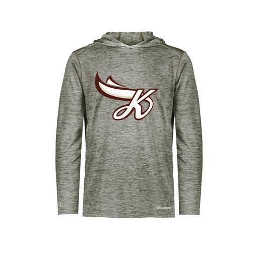 [CUS-DFW-CHGHOOD-PER-LSL-GRY-YS-LOGO2] Youth Charge Hoodie (Youth S, Gray, Logo 2)