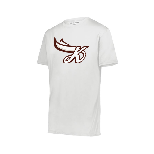 [222818.005.S-LOGO2] Men's Movement Dri Fit Shirt (Adult S, White, Logo 2)