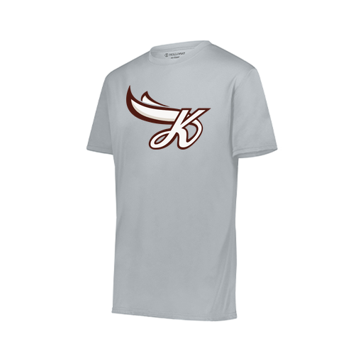 [222818.099.S-LOGO2] Men's Movement Dri Fit Shirt (Adult S, Silver, Logo 2)
